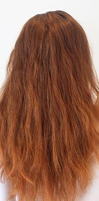 Before Light Set copper hair highlight application