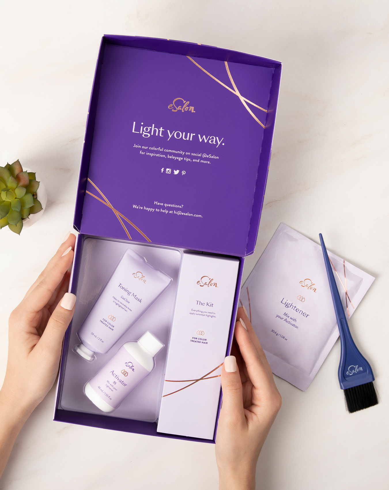 Light Set At Home Hair Highlight Kit eSalon